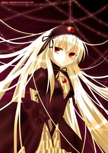 Rating: Safe Score: 0 Tags: 1girl bangs black_ribbon blonde_hair detached_collar dress expressionless flower frills hairband image long_hair long_sleeves looking_at_viewer puffy_sleeves red_eyes ribbon rose solo suigintou very_long_hair User: admin