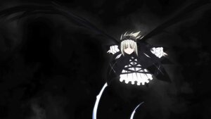 Rating: Safe Score: 0 Tags: 1girl black_wings dress flower frilled_sleeves frills hairband image lolita_fashion lolita_hairband long_sleeves looking_at_viewer red_eyes solo suigintou wings User: admin