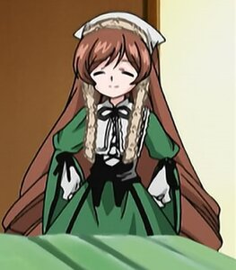 Rating: Safe Score: 0 Tags: 1girl brown_hair closed_eyes closed_mouth dress facing_viewer green_dress head_scarf image long_hair long_sleeves simple_background solo suiseiseki very_long_hair User: admin