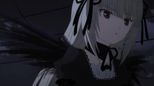 Rating: Safe Score: 0 Tags: 1girl bangs black_ribbon black_wings detached_collar dress frills hair_ribbon image long_hair long_sleeves red_eyes ribbon silver_hair solo suigintou upper_body wings User: admin