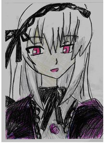 Rating: Safe Score: 0 Tags: 1girl dress flower hairband image long_hair looking_at_viewer pink_eyes rose simple_background smile solo suigintou white_background User: admin