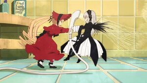 Rating: Safe Score: 0 Tags: 2girls blonde_hair dress frills hairband image long_hair long_sleeves multiple_girls outdoors pair profile shinku standing suigintou very_long_hair wings User: admin