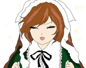 Rating: Safe Score: 0 Tags: 1girl blush brown_hair closed_eyes head_scarf image long_sleeves open_mouth ribbon solo suiseiseki upper_body User: admin