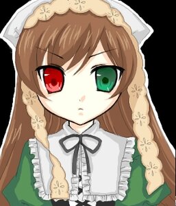 Rating: Safe Score: 0 Tags: 1girl braid brown_hair dress expressionless frills green_dress green_eyes hat head_scarf heterochromia image long_hair looking_at_viewer red_eyes solo suiseiseki upper_body User: admin