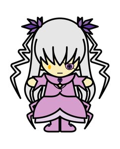 Rating: Safe Score: 0 Tags: 1girl barasuishou chibi dress flower image long_hair magical_girl purple_eyes ribbon skirt solo twintails two_side_up very_long_hair User: admin