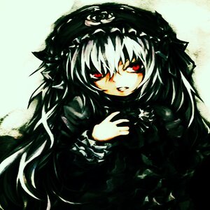 Rating: Safe Score: 0 Tags: 1girl bangs dress frills image lolita_hairband long_hair long_sleeves looking_at_viewer red_eyes simple_background solo suigintou upper_body User: admin