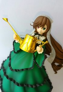 Rating: Safe Score: 0 Tags: 1girl brown_hair doll dress frills green_dress green_eyes heterochromia holding long_hair long_sleeves looking_at_viewer red_eyes solo suiseiseki very_long_hair watering_can User: admin