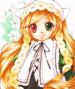 Rating: Safe Score: 0 Tags: 1girl animal_ears blonde_hair cat_ears dress flower green_dress green_eyes hat head_scarf heterochromia image long_hair long_sleeves looking_at_viewer red_eyes ribbon solo suiseiseki upper_body very_long_hair User: admin