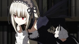 Rating: Safe Score: 0 Tags: 1girl bangs bare_shoulders black_dress black_ribbon closed_mouth dress eyebrows_visible_through_hair frills gothic_lolita hairband image juliet_sleeves lolita_fashion long_hair long_sleeves looking_at_viewer red_eyes ribbon silver_hair smile solo suigintou very_long_hair wings User: admin