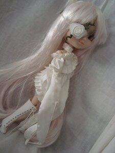 Rating: Safe Score: 0 Tags: 1girl boots doll dress flower kirakishou long_hair rose solo very_long_hair white_dress white_flower white_hair white_rose User: admin