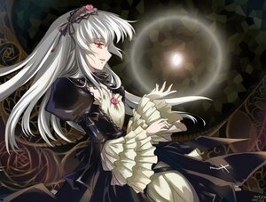 Rating: Safe Score: 0 Tags: 1girl black_dress black_wings commentary_request crystal dress flower frilled_sleeves frills hairband image juliet_sleeves lolita_hairband long_hair long_sleeves mtyy photoshop_(medium) profile puffy_sleeves red_eyes rose rozen_maiden silver_hair solo suigintou very_long_hair white_hair wide_sleeves wings User: admin