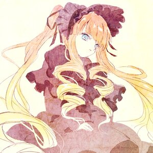 Rating: Safe Score: 0 Tags: 1girl bangs black_ribbon blonde_hair blue_eyes bonnet bow dress drill_hair eyebrows_visible_through_hair image lolita_fashion long_hair long_sleeves looking_at_viewer shinku simple_background solo twin_drills twintails very_long_hair User: admin