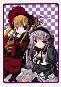 Rating: Safe Score: 0 Tags: 2girls argyle argyle_background blonde_hair blue_eyes bonnet bow checkered checkered_background checkered_floor chess_piece dress frills hairband image lolita_fashion long_hair long_sleeves looking_at_viewer multiple_girls pair perspective ribbon shinku silver_hair suigintou tile_floor tiles User: admin