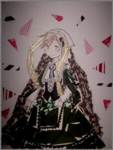 Rating: Safe Score: 0 Tags: 1girl chain closed_mouth dress frills gothic_lolita green_eyes heterochromia image lolita_fashion long_hair long_sleeves looking_at_viewer pink_hair ribbon smile solo suiseiseki User: admin