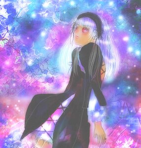 Rating: Safe Score: 0 Tags: 1girl colorful dress flower frilled_sleeves frills hairband image long_hair long_sleeves solo suigintou User: admin