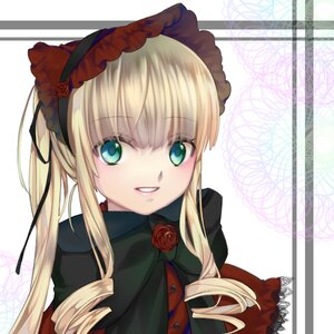 Rating: Safe Score: 0 Tags: 1girl bangs blonde_hair drill_hair eyebrows_visible_through_hair flower image long_hair looking_at_viewer red_flower red_rose rose shinku sidelocks smile solo upper_body User: admin