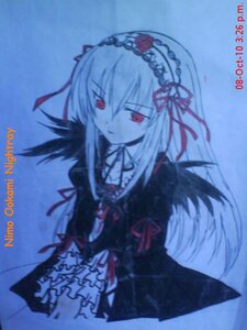 Rating: Safe Score: 0 Tags: 1girl black_dress black_wings blue_background dress frills hairband image lolita_hairband long_hair long_sleeves looking_at_viewer puffy_sleeves red_eyes ribbon solo suigintou wings User: admin