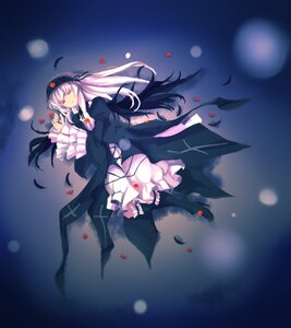 Rating: Safe Score: 0 Tags: 1girl closed_eyes dress frills hat image long_hair petals solo suigintou very_long_hair User: admin