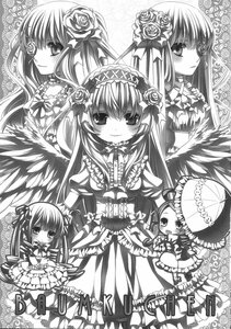 Rating: Safe Score: 0 Tags: blush doujinshi doujinshi_#3 dress flower frills greyscale hair_flower hair_ornament hairband image long_hair long_sleeves looking_at_viewer monochrome multiple multiple_girls rose siblings sisters smile suigintou twins twintails wings User: admin