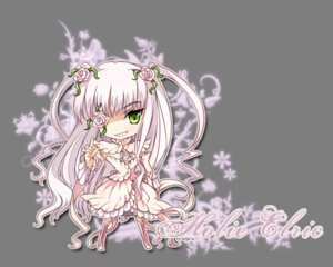 Rating: Safe Score: 0 Tags: 1girl chibi dress eyepatch flower frills green_eyes grin hair_flower hair_ornament image kirakishou long_hair rose smile solo thighhighs very_long_hair white_hair white_rose User: admin