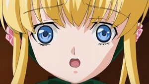 Rating: Safe Score: 0 Tags: 1girl :o bangs blonde_hair blue_eyes close-up face image long_hair looking_at_viewer open_mouth parody shinku simple_background solo User: admin