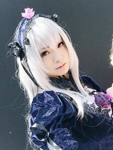 Rating: Safe Score: 0 Tags: 1girl bangs closed_mouth flower hair_ornament hairband lace lips looking_at_viewer solo suigintou upper_body User: admin