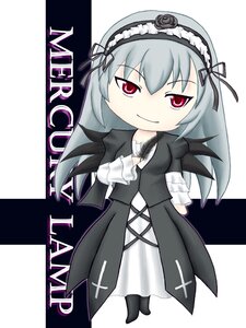 Rating: Safe Score: 0 Tags: 1girl black_dress black_wings character_name chibi dress flower frills hairband image lolita_hairband long_hair long_sleeves looking_at_viewer red_eyes rose silver_hair smile solo suigintou wings User: admin