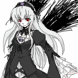 Rating: Safe Score: 0 Tags: 1girl black_dress detached_collar dress flower frilled_sleeves frills hairband image juliet_sleeves lolita_hairband long_hair long_sleeves looking_at_viewer puffy_sleeves red_eyes rose simple_background solo suigintou white_background wings User: admin