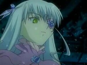 Rating: Safe Score: 0 Tags: 1girl barasuishou blue_flower blue_rose flower green_eyes image long_hair rose solo suigintou upper_body User: admin