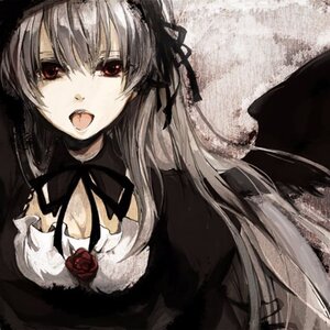 Rating: Safe Score: 0 Tags: 1girl black_ribbon black_wings dress flower grey_hair image lolita_fashion long_hair long_sleeves looking_at_viewer open_mouth red_flower red_rose ribbon rose silver_hair solo suigintou upper_body wings User: admin