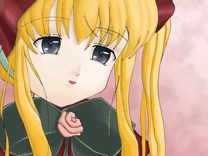 Rating: Safe Score: 0 Tags: 1girl bangs blonde_hair blue_eyes close-up face image long_hair long_sleeves looking_at_viewer open_mouth ribbon shinku simple_background solo twintails upper_body User: admin