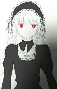 Rating: Safe Score: 0 Tags: 1girl bangs black_dress closed_mouth dress frills hairband head_tilt image lolita_hairband long_hair long_sleeves looking_at_viewer red_eyes simple_background solo suigintou upper_body white_background User: admin