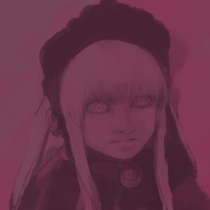 Rating: Safe Score: 0 Tags: 1girl bangs closed_mouth image looking_at_viewer monochrome portrait shinku simple_background solo upper_body User: admin