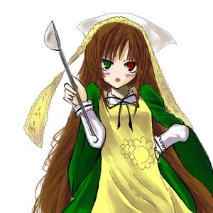 Rating: Safe Score: 0 Tags: 1girl :o blush brown_hair dress green_dress green_eyes hand_on_hip head_scarf heterochromia image long_hair long_sleeves looking_at_viewer open_mouth red_eyes simple_background solo standing suiseiseki very_long_hair white_background yellow_dress User: admin