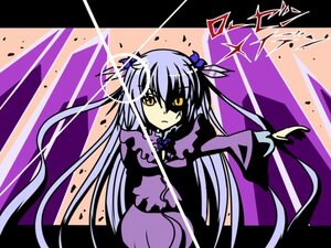 Rating: Safe Score: 0 Tags: 1girl barasuishou dress hair_ornament image long_hair long_sleeves looking_at_viewer ribbon silver_hair solo very_long_hair yellow_eyes User: admin