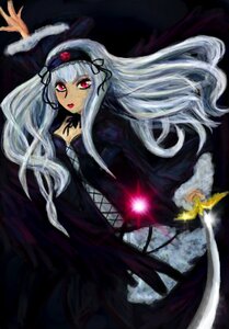 Rating: Safe Score: 0 Tags: 1girl dress frilled_sleeves frills hairband image long_hair long_sleeves open_mouth pink_eyes red_eyes rose silver_hair solo suigintou very_long_hair white_hair User: admin