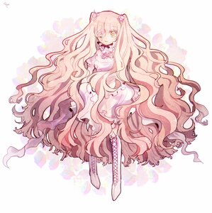 Rating: Safe Score: 0 Tags: 1girl blonde_hair boots bow cross-laced_footwear dress eyepatch flower frills hair_ornament image kirakishou knee_boots long_hair pink_hair rose solo two_side_up very_long_hair wavy_hair white_footwear yellow_eyes User: admin
