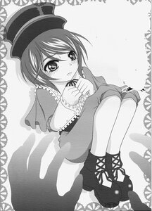 Rating: Safe Score: 0 Tags: 1girl blush boots capelet cross-laced_footwear frills greyscale hat image knees_up long_sleeves monochrome questionable ribbon short_hair sitting solo souseiseki tears User: admin