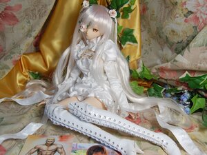 Rating: Safe Score: 0 Tags: 1girl boots doll dress flower kirakishou long_hair sitting solo thigh_boots thighhighs very_long_hair User: admin