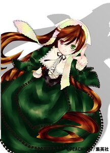 Rating: Safe Score: 0 Tags: 1girl brown_hair dress frills full_body green_dress green_eyes heterochromia image long_hair long_sleeves looking_at_viewer red_eyes ribbon smile solo suiseiseki twintails very_long_hair User: admin