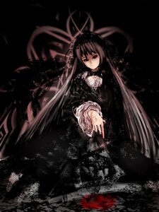 Rating: Safe Score: 0 Tags: 1girl black_background black_dress closed_mouth dress expressionless frills gothic_lolita hairband image lolita_fashion long_hair long_sleeves looking_at_viewer red_eyes solo suigintou very_long_hair User: admin