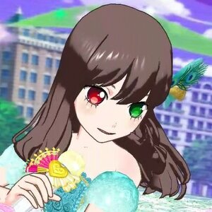 Rating: Safe Score: 0 Tags: 1girl blurry brown_hair building city cityscape green_eyes image long_hair looking_at_viewer red_eyes sky smile solo suiseiseki User: admin