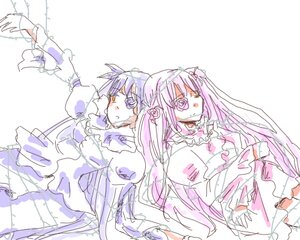 Rating: Safe Score: 0 Tags: 2girls barasuishou dress gloves hair_ornament image kirakishou long_hair multiple_girls pair sketch tsukikage_yuri two_side_up ultimate_madoka yellow_eyes User: admin