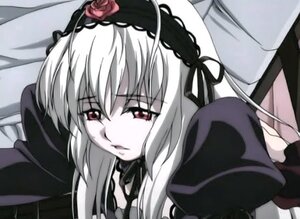 Rating: Safe Score: 0 Tags: 1girl auto_tagged black_wings dress flower frills hairband image lolita_fashion lolita_hairband long_hair long_sleeves pink_eyes red_eyes ribbon rose silver_hair solo suigintou wings User: admin
