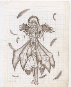 Rating: Safe Score: 0 Tags: 1girl bird black_feathers black_wings chain-link_fence crow dove dress feathered_wings feathers fence fishnets greyscale image long_hair long_sleeves monochrome solo suigintou wings User: admin