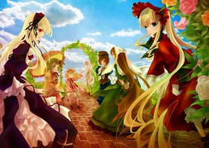 Rating: Safe Score: 0 Tags: 6+girls blonde_hair blue_eyes bonnet bow brown_hair cloud day dress flower frills green_hair hat heterochromia hina_ichigo image long_hair long_sleeves multiple multiple_girls pink_bow red_eyes red_rose rose shinku siblings sky souseiseki suigintou suiseiseki tagme top_hat twintails very_long_hair User: admin