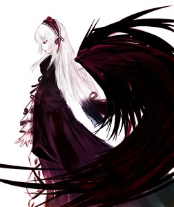 Rating: Safe Score: 0 Tags: 1girl black_dress black_wings dress frills full_body hairband image juliet_sleeves lolita_hairband long_hair long_sleeves looking_at_viewer puffy_sleeves red_eyes ribbon rose solo suigintou very_long_hair wings User: admin