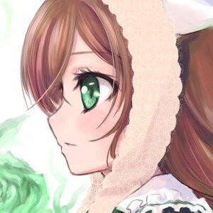 Rating: Safe Score: 0 Tags: 1girl bangs blush brown_hair from_side green_eyes image portrait profile scarf solo suiseiseki winter_clothes User: admin
