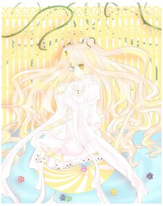 Rating: Safe Score: 0 Tags: 1girl blonde_hair dress flower frills image kirakishou long_hair rose solo striped striped_background vertical_stripes very_long_hair yellow_eyes User: admin