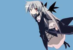 Rating: Safe Score: 0 Tags: 1girl black_dress blue_background detached_collar dress flower frills full_body image long_hair long_sleeves red_eyes rose shoes silver_hair simple_background solo standing suigintou very_long_hair User: admin